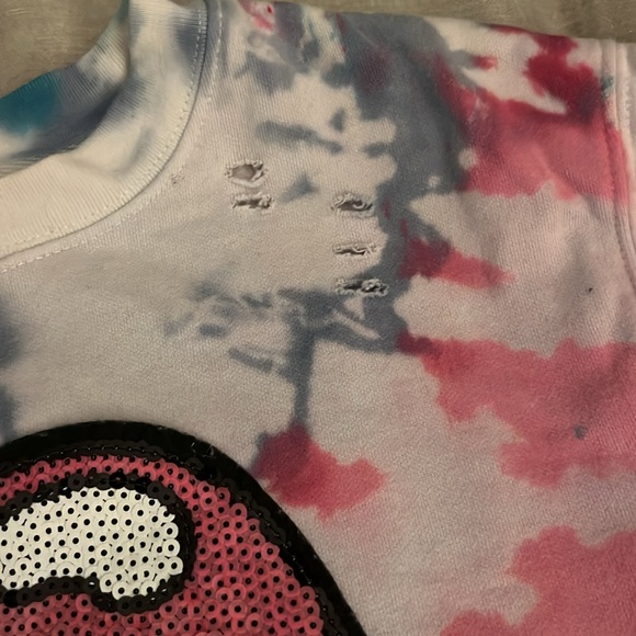 Sojara Rolling Stones tie dye sweatshirt - Picture 5 of 7